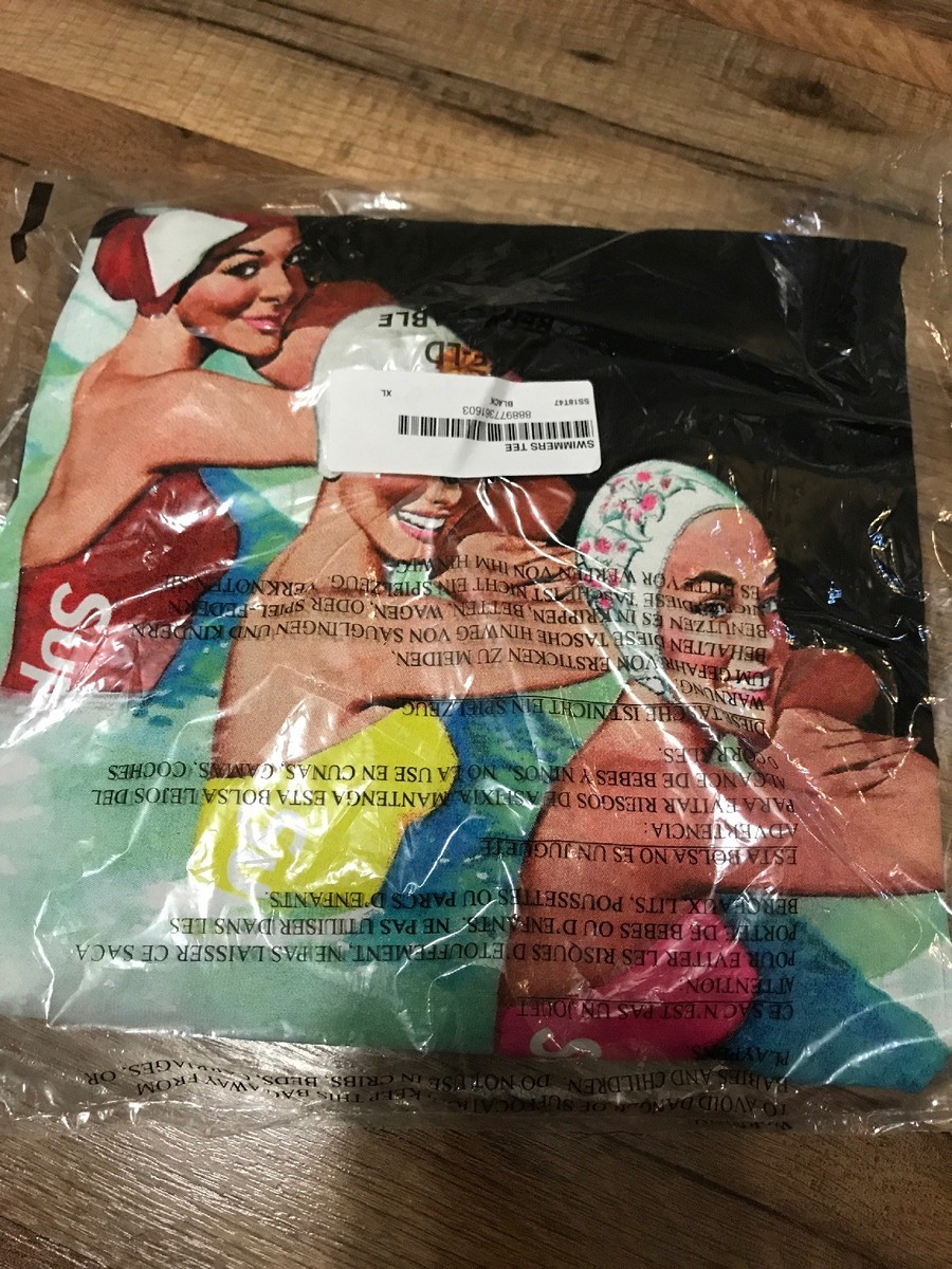 Supreme Swimmers Tee Tshirt Extra Large XL Black New DS SS18 | eBay