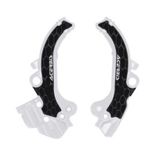 ACERBIS FRAME GUARDS- X-GRIP WHITE/BLACK Gas-Gas KTM Husqvarna MC 65 65 SX TC