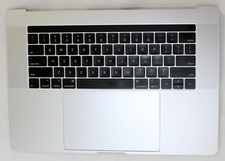 OEM MacBook Pro 15 2018 2019 A1990 Top Case Palmrest Keyboard - Silver, Grade B