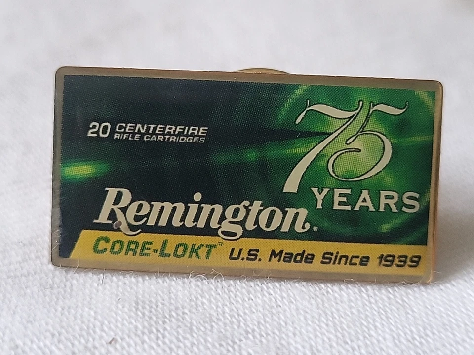 RARE 2014 Smith And Wesson S&W Shot Show Hat Lapel Pin + REMINGTON 75 YR PIN - Image 2 of 3