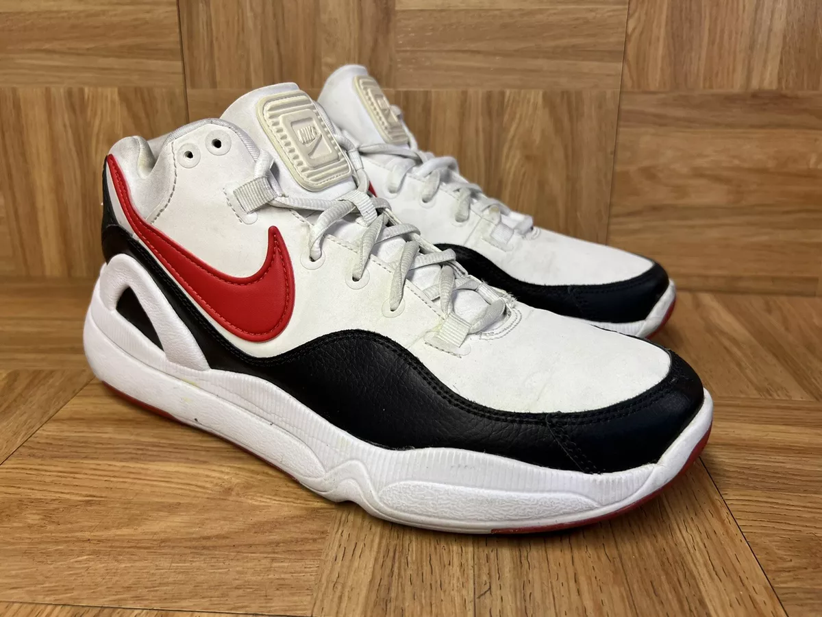 RARE Nike Dilatta Premium White Black Red AA2159 102 Sz 10 Men s Shoes