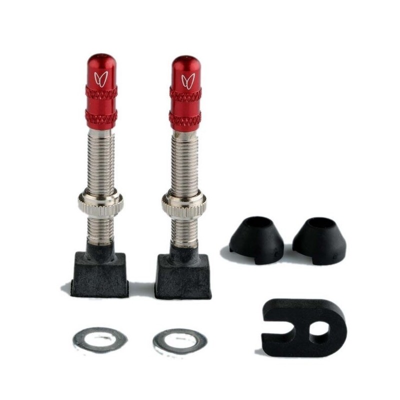 VALVOLE EFFETTO MARIPOSA CAFFELATEX TUBELESS VALVE (X2) 40mm