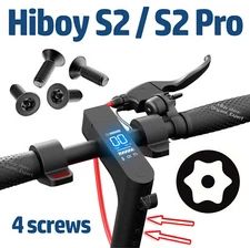4x Tamper Proof STEM SCREWS Hiboy Pro S2 S2 Electric Scooter Torx Security Star