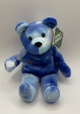 Sammy Sosa 21 Tie Dye Blue 1999 Salvino's Bamm Bammers Beanie Bear 8" w/ Tags