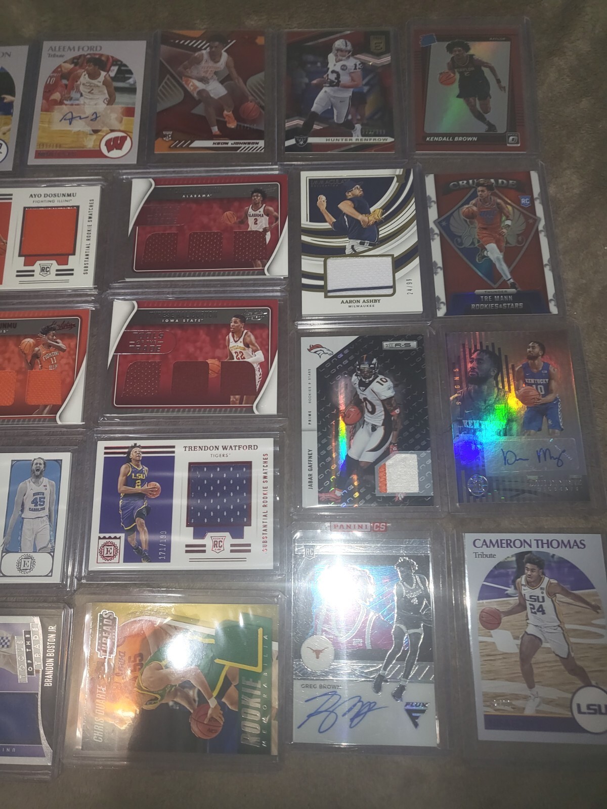 Best NFL NBA MLB Huge Sports Card LOTS PSA AUTO D PATCH 25 Cards 