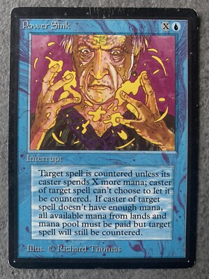 MTG - 1x Power Sink - Limited Edition Beta - Magic The Gathering