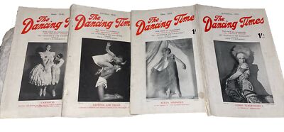 Dancing Times Magazine Lot: 1935 1936 (paperback) Carnaval / Markova