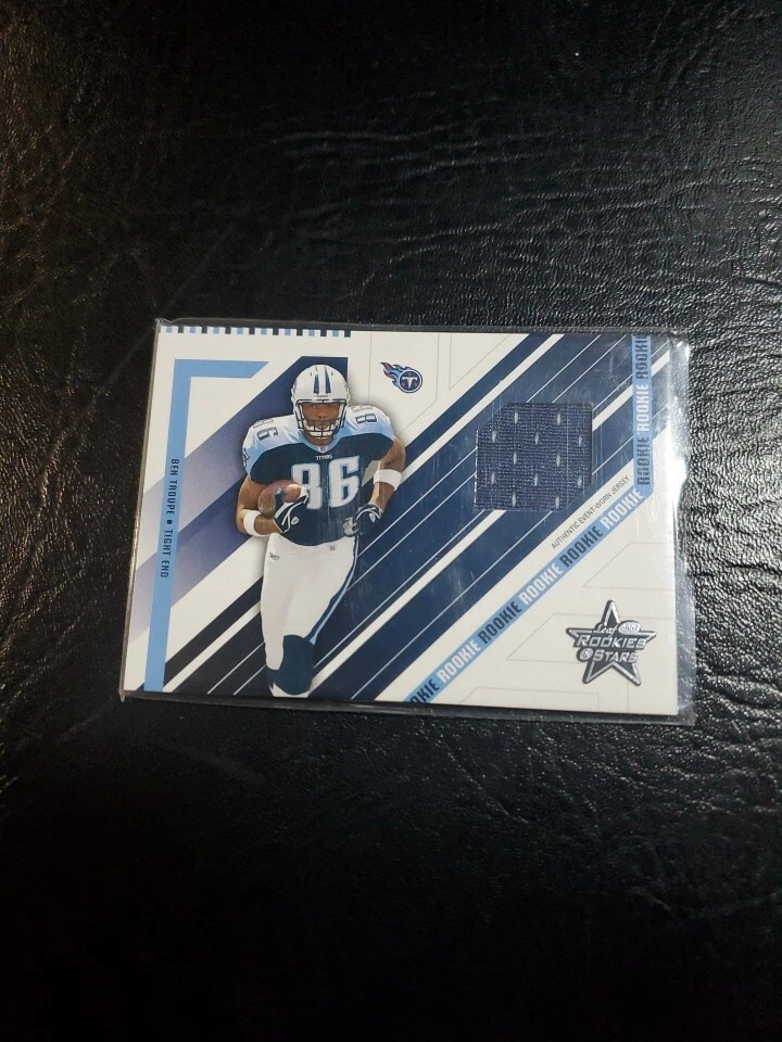 2004 Leaf Rookies and Stars #283 Ben Troupe Jersey301/750 RC (S1) - Image 2 of 3