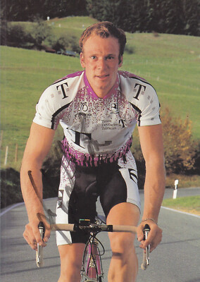 Kai HUNDERMARCK - Allemagne, Bronze Coupe Du Monde 1990 Cyclisme, Team Telekom 1995 - Carte Dédicacée Original Cyclisme