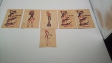 Rare Sailor Jerry Label Art Lot Of 6 Pinups