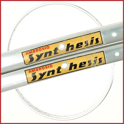 NOS PAIR AMBROSIO SYNTHESIS TUBULAR RIMS 28
