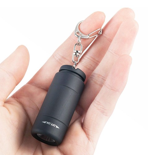 Rechargeable USB LED Light Flashlight Lamp Mini Torch Pocket Keychain Waterproof - Picture 1 of 11