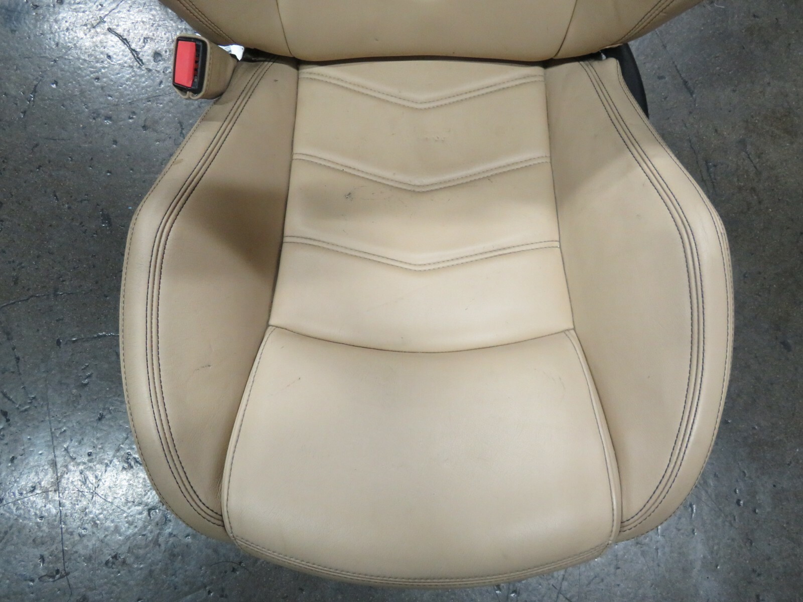Maserati Granturismo, LH, Left, Front Seat, No Seat Motors, Cream, Used 