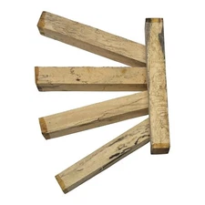 10 Pcs, Spalted Tamarind Pen Blanks 3/4x3/4x6- Woodturning- Free US Shipping