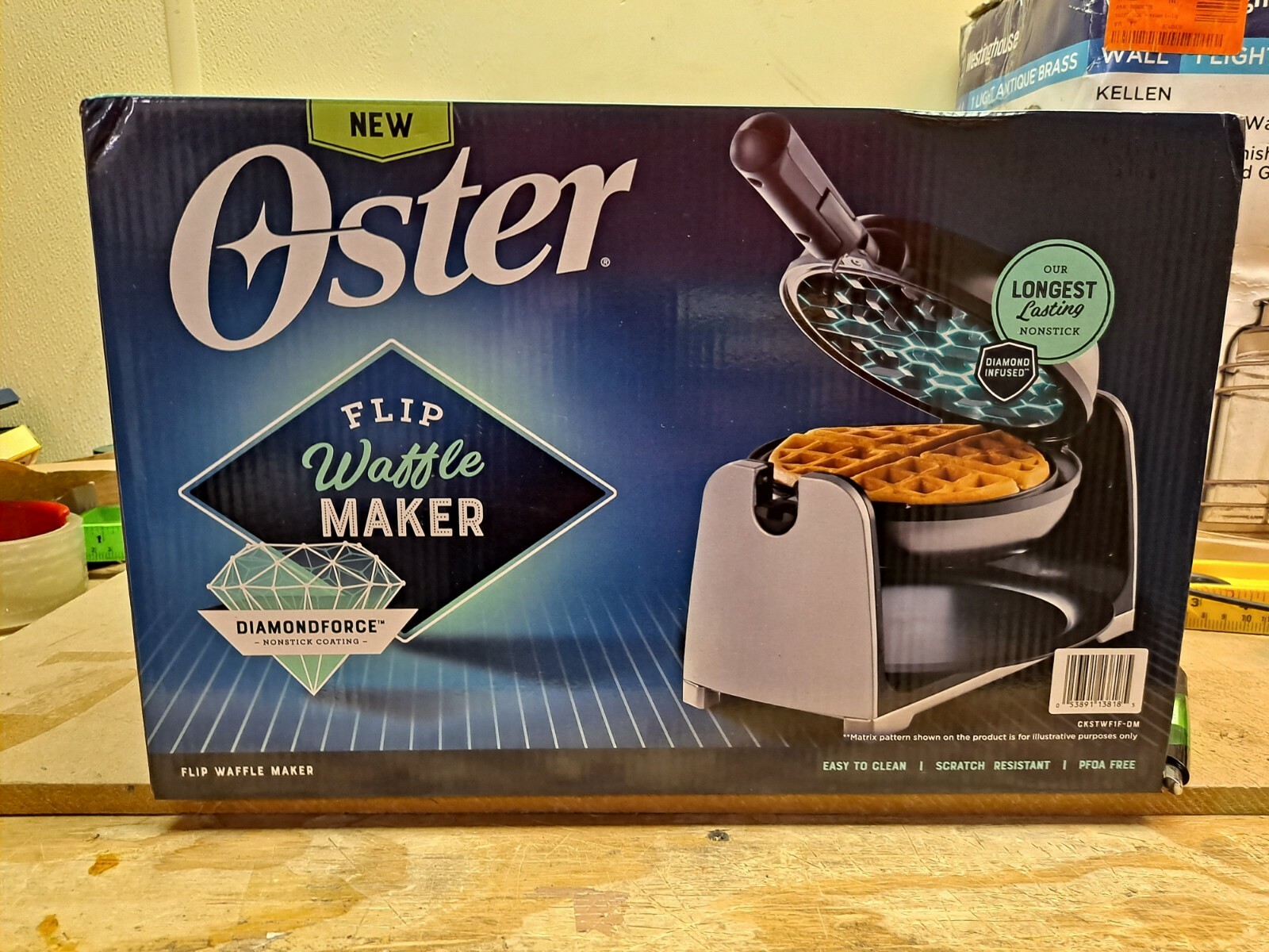 oster diamondforce waffle maker