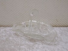 Mjuz4e - Antike Glas Schale Körbchen - Vintage um 1900