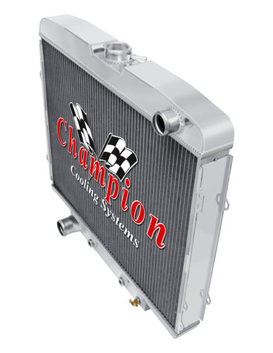 Perf Champion 3 Row Radiator,16" Fan - 1968 1969 Ford Fairlane Big Block V8 Eng - Picture 4 of 6