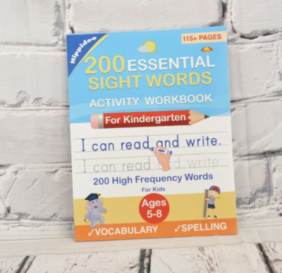 200 Essential Sight Words for Kids Learning to Write and Read: Trace Sight Words