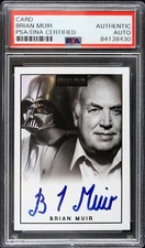 1976 Brian Muir Star Wars "Darth Vader" Signed Trading Card (PSA/DNA Slabbed)