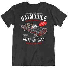 Car Vector Batman Batmobile Car, Dark Knight, Gotham City T Shirt Tee Gift New