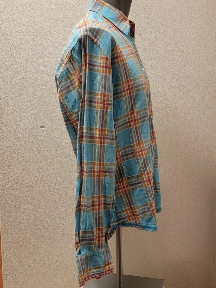 Georg Roth Shirt Mens Size Medium Plaid Button Up - Image 3 of 4