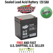 INTERSTATE Batteries 12V 5AH Replaces Liftmaster 485LM Evercharge Back-Up