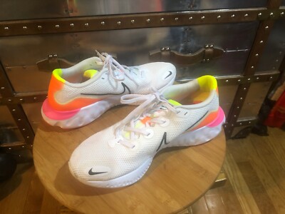 Nike Renew Run CK6357 100 Running Shoes US 11.5 White Pink  display picture 3