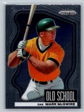 2022 Panini Prizm Old School Baseball #OS-7 Mark McGwire Oakland Athletics