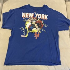 Majestic X Marvel - New York Mets - THOR - Short Sleeve T Shirt - Men's Size XL