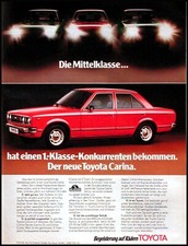 1978 Toyota Carina 1600 De Luxe, GL, station wagon, original advertising