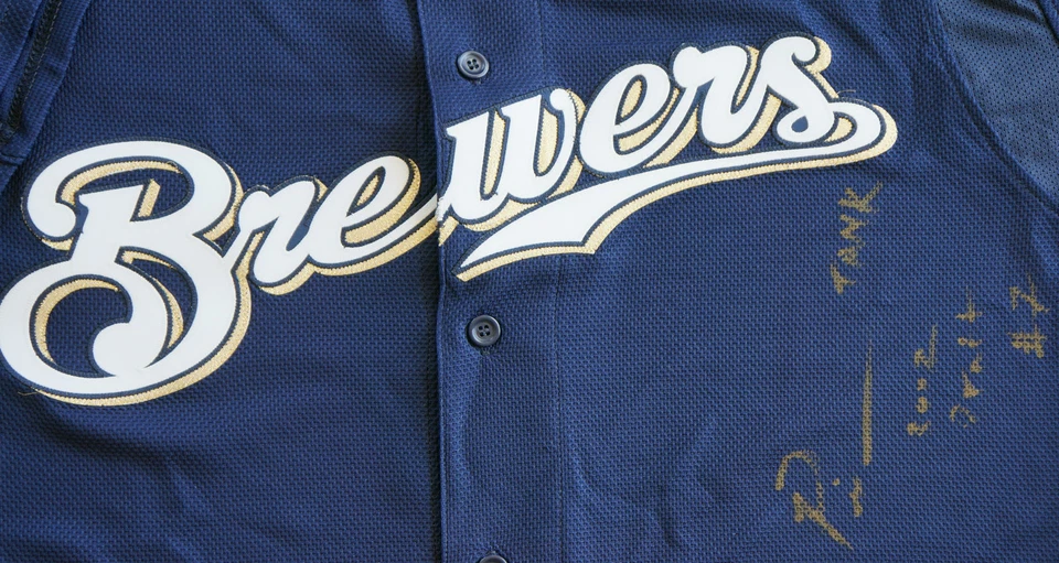 PRINCE FIELDER Signed Brewers Jersey Special Inscription TANK Auto PSA/DNA COA - Image 2 of 4