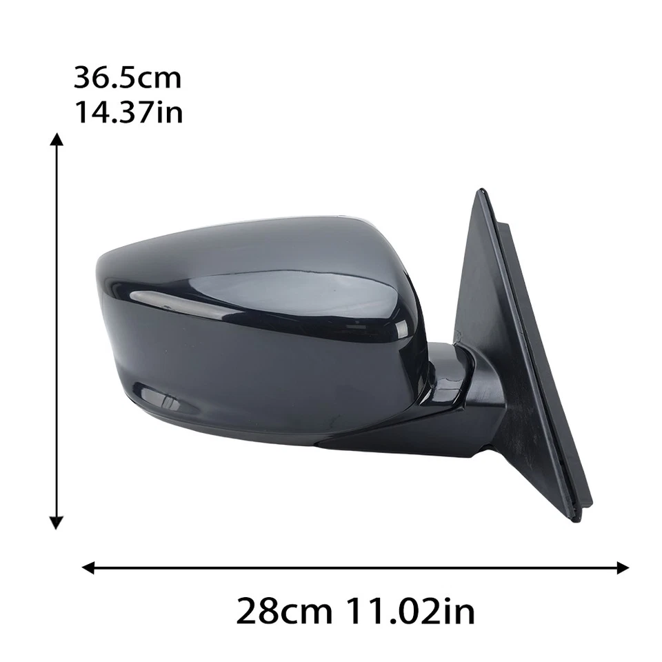 Espejo retrovisor eléctrico del lado del pasajero sin calefacción para Honda Accord 2008-2011 2012 sedán Foto 2 de 4