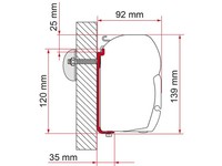 Fiamma F45 Adapter FüR Kit As 110
