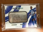 2023 Panini Impeccable Ansu Fati 1 oz .999 Silver Bar Card #36/37 Brighton