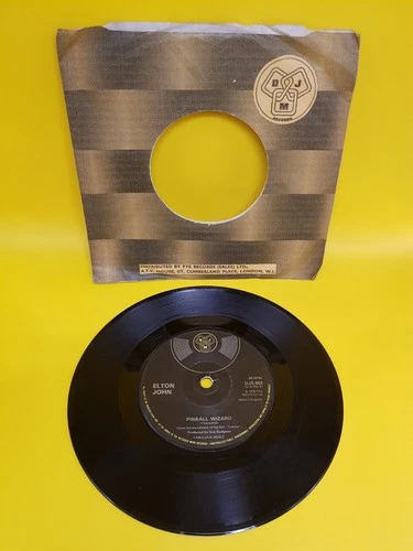 Elton John Pinball Wizard 7” Vinyl Single Record 1975 DJM Records