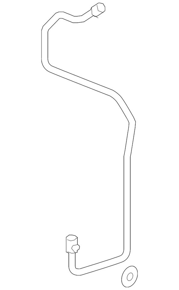 2017-2022 Honda CR-V Genuine AC Receiver Pipe Line OEM 80341-TLA-A01 - Image 2 of 2
