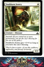 Magic the Gathering MTG Rivals of Ixalan Snubhorn Sentry #23 Buy 2 Get 1