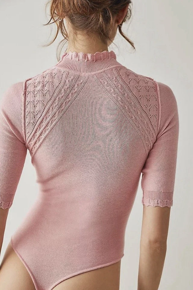 Free People Winter Warmer Solid Bodysuit / Heart Haze Women’s Size Small - Image 2 of 4