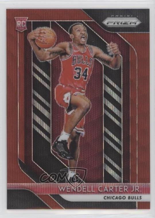 2018-19 Panini Prizm Ruby Wave Prizm Wendell Carter Jr #80 0c3u