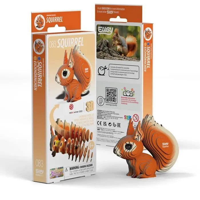 Eugy - 3D Bastelset Eichhörnchen - Bild 2