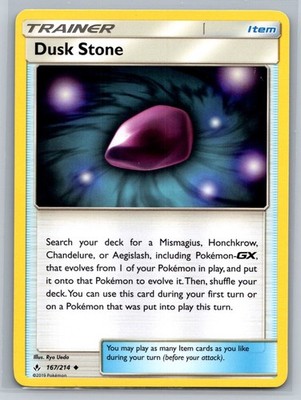Dusk Stone 167/214 - SM10 SM - Unbroken Bonds NM