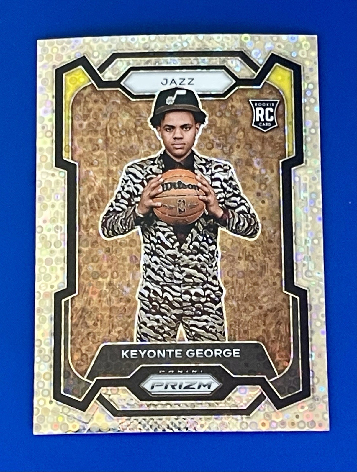 2023-24 Prizm Keyonte George Rookie Variation Fast Break Prizm #127