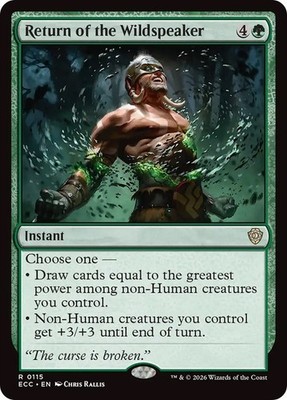Return of the Wildspeaker [Lorwyn Eclipsed] MTG