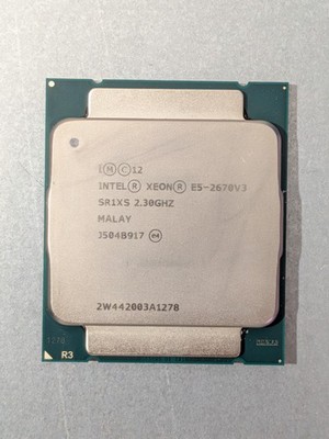Intel Xeon  E5-2670 v3 / 30 MB /  12 x 2,30 GHz /  9,6GT/s / LGA 2011