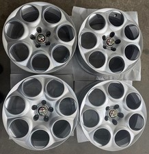 4 CERCHI  IN LEGA 17 7.5X17 5X110 ET41 CB65.1 SILVER ORIGINALI ALFA ROMEO