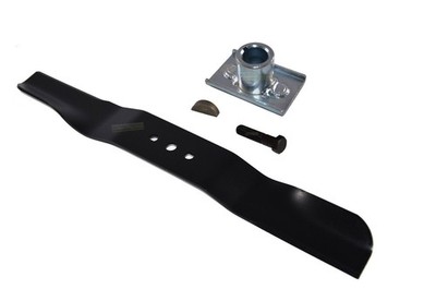 56 CM lawn mower blade + blade holder + wedge + screw for Scheppach lawn mower