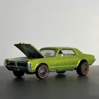 Vintage 1968 Hot Wheels Redline Custom Cougar Antifreeze Green US