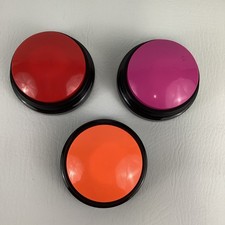 Voice Recording Buttons Recordable Dog Pet Training Communication Multicolor