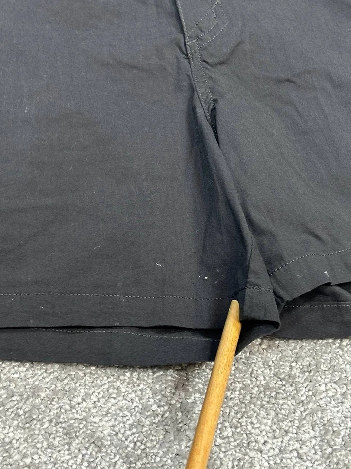 5 11 shorts chino tático feminino 12 preto jeans logotipo algodão cintura alta caminhadas - Imagem 2 de 4