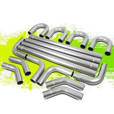 16pcs 3" Custom Intake Exhaust Tubing Mandrel Bend Pipe Universal Piping Kit